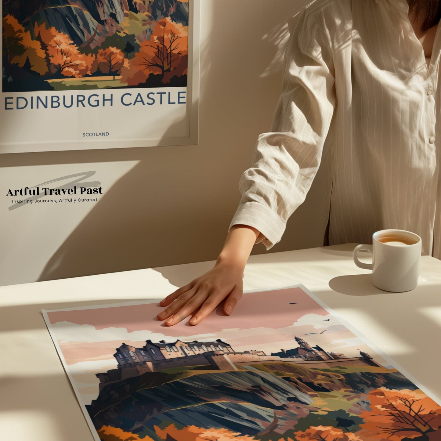 Edinburgh Castle Poster | Scotland Wall Art | UK Decor