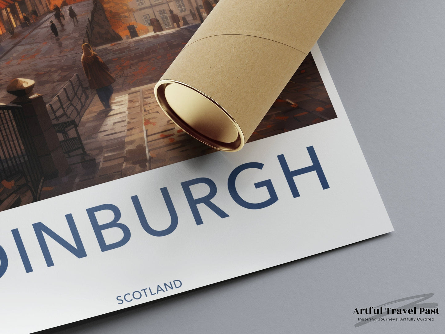 Edinburgh Poster - Scotland Wall Art