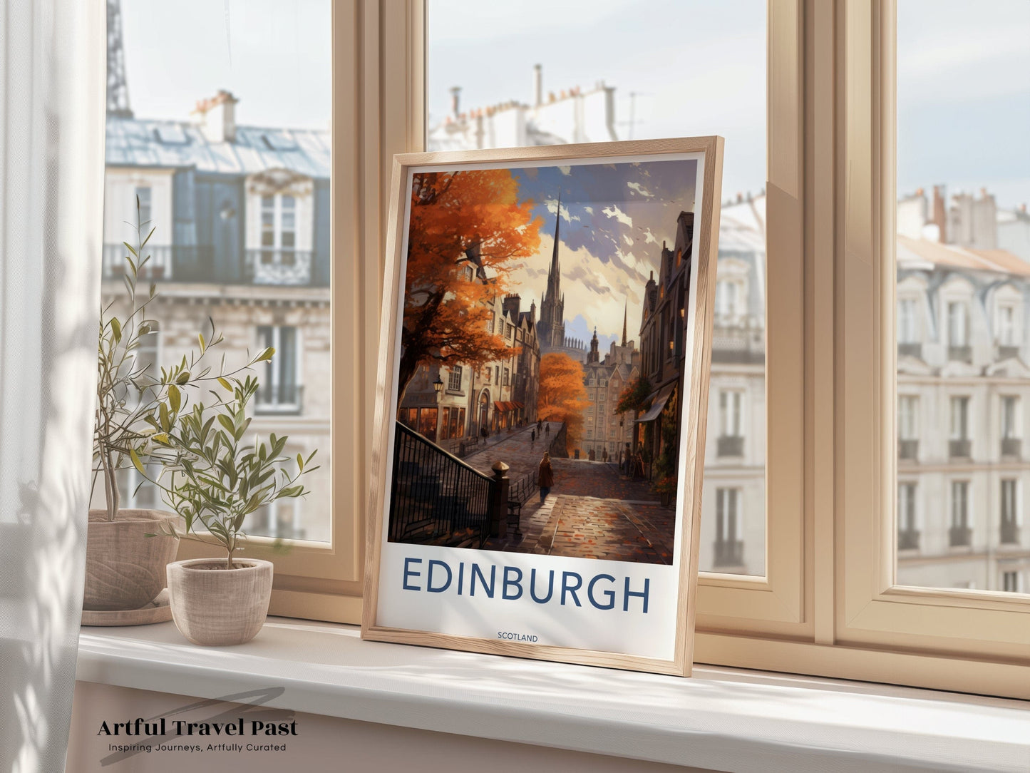 Edinburgh Poster - Scotland Wall Art