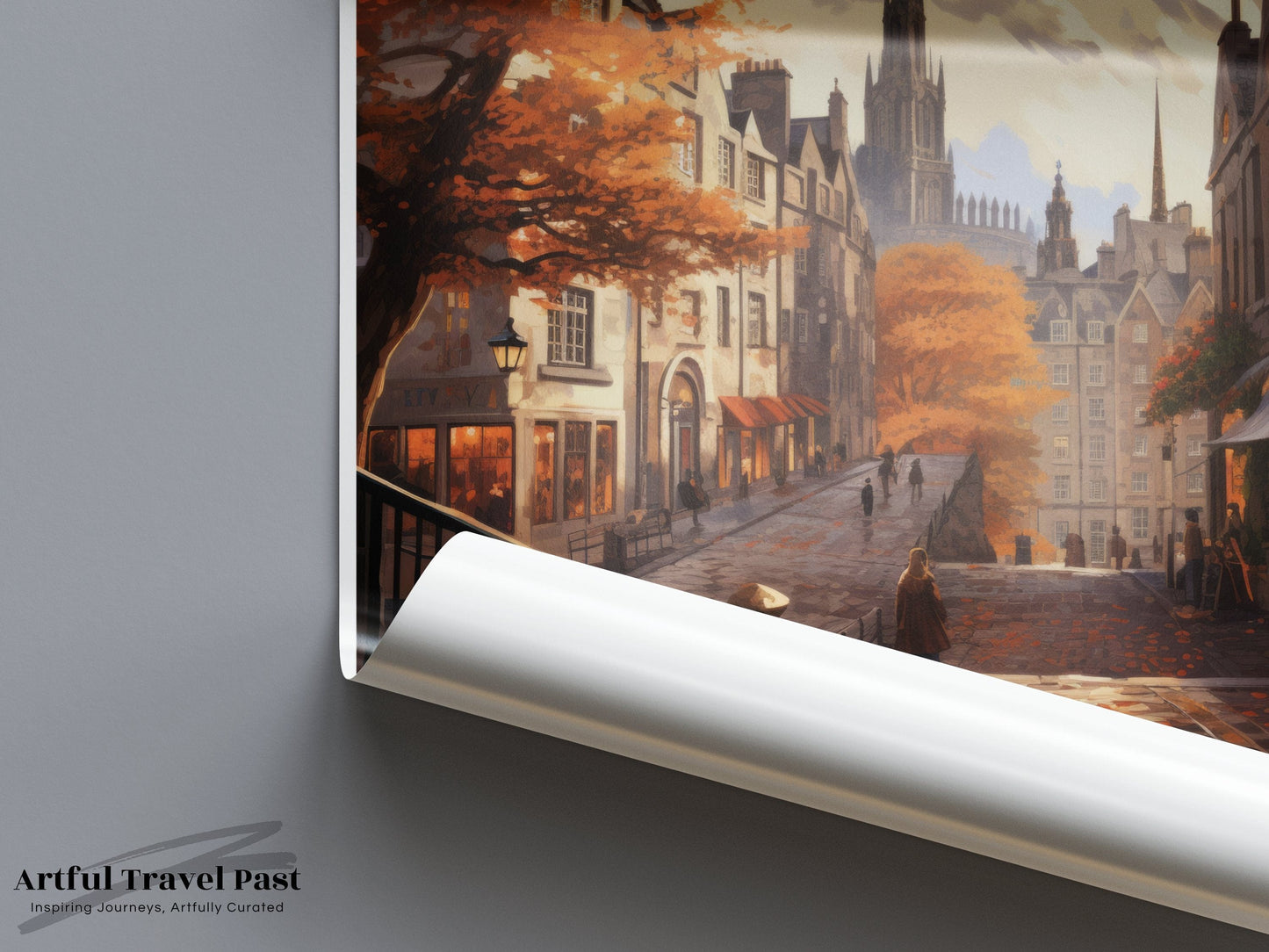 Edinburgh Poster - Scotland Wall Art