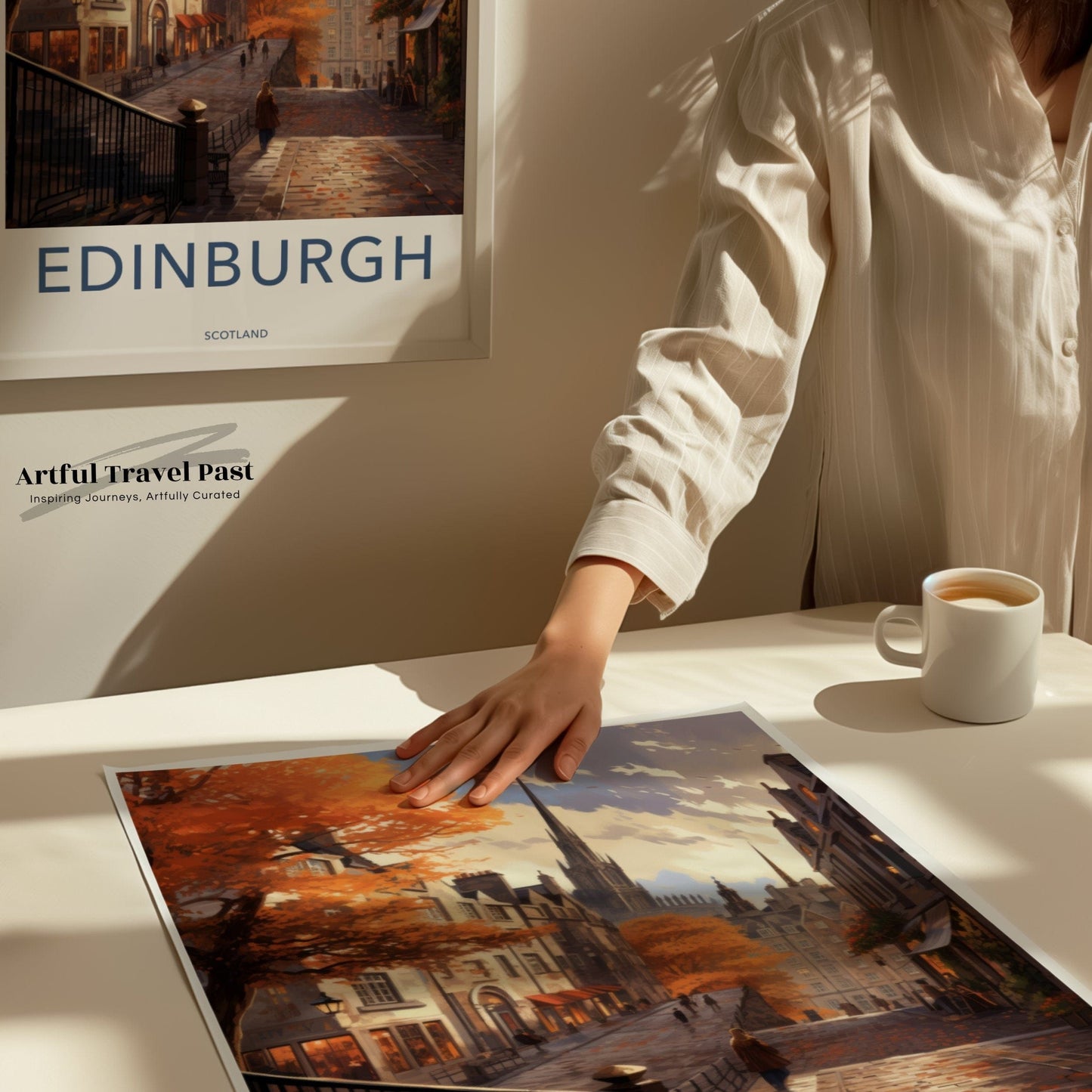 Edinburgh Poster - Scotland Wall Art