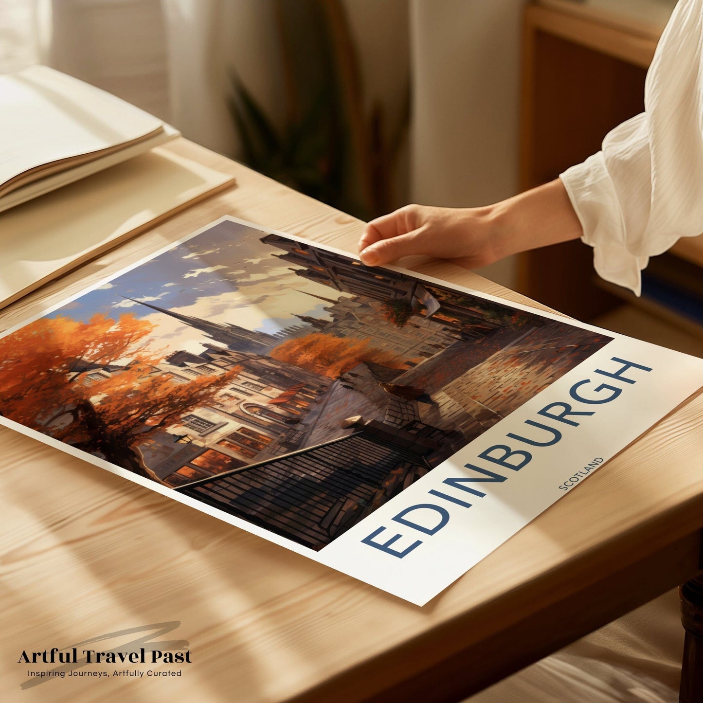 Edinburgh Poster - Scotland Wall Art