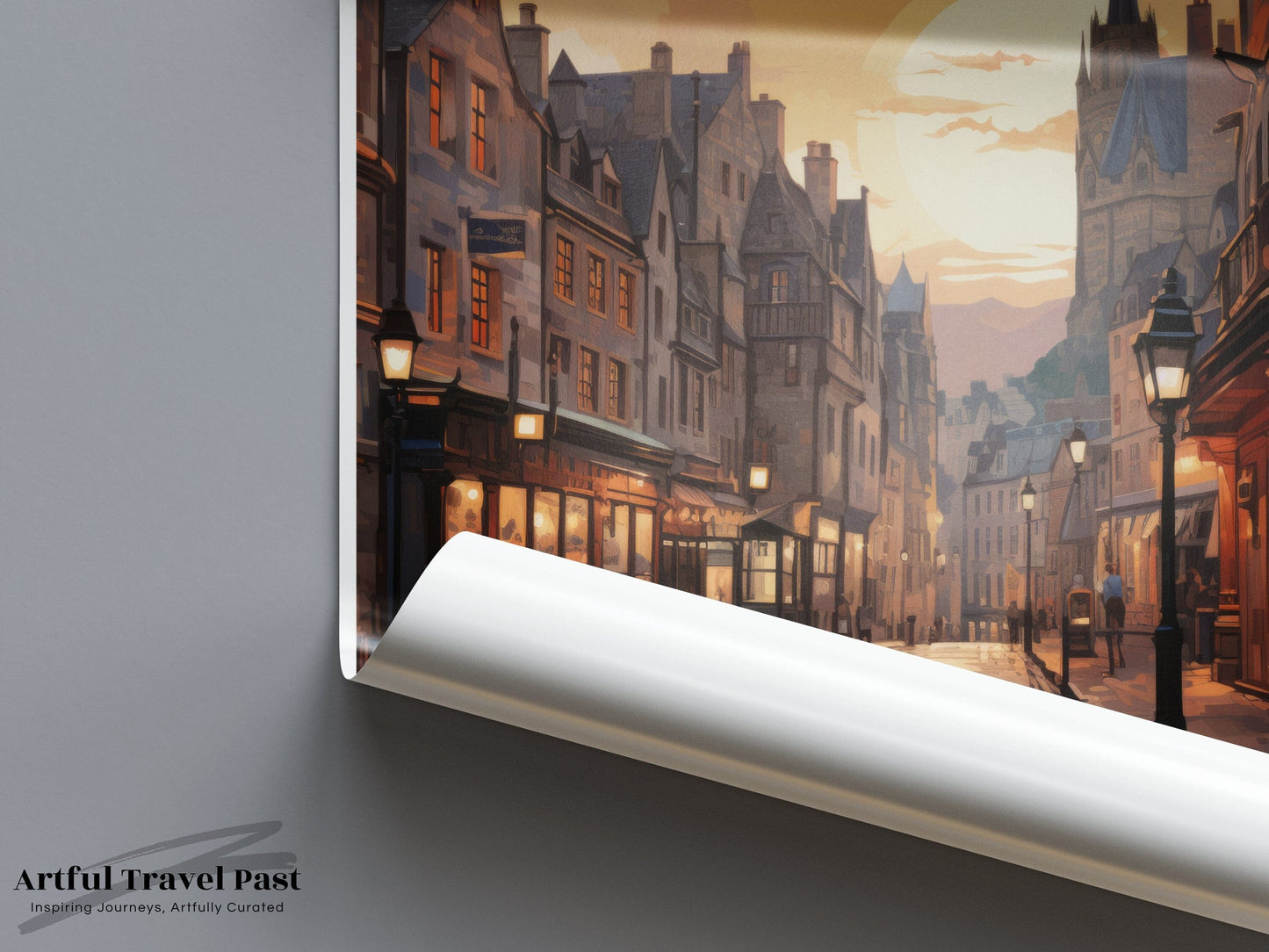 Edinburgh Poster - Scotland Wall Art