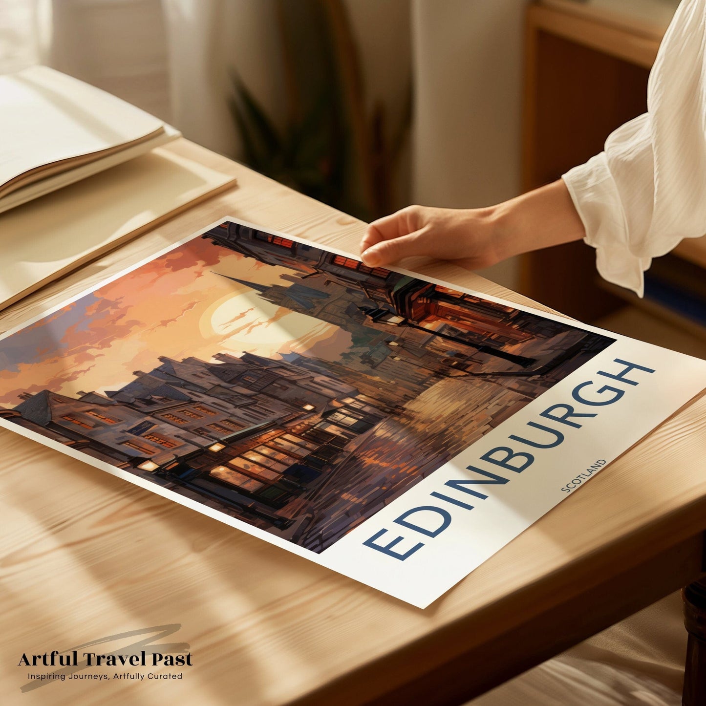Edinburgh Poster - Scotland Wall Art