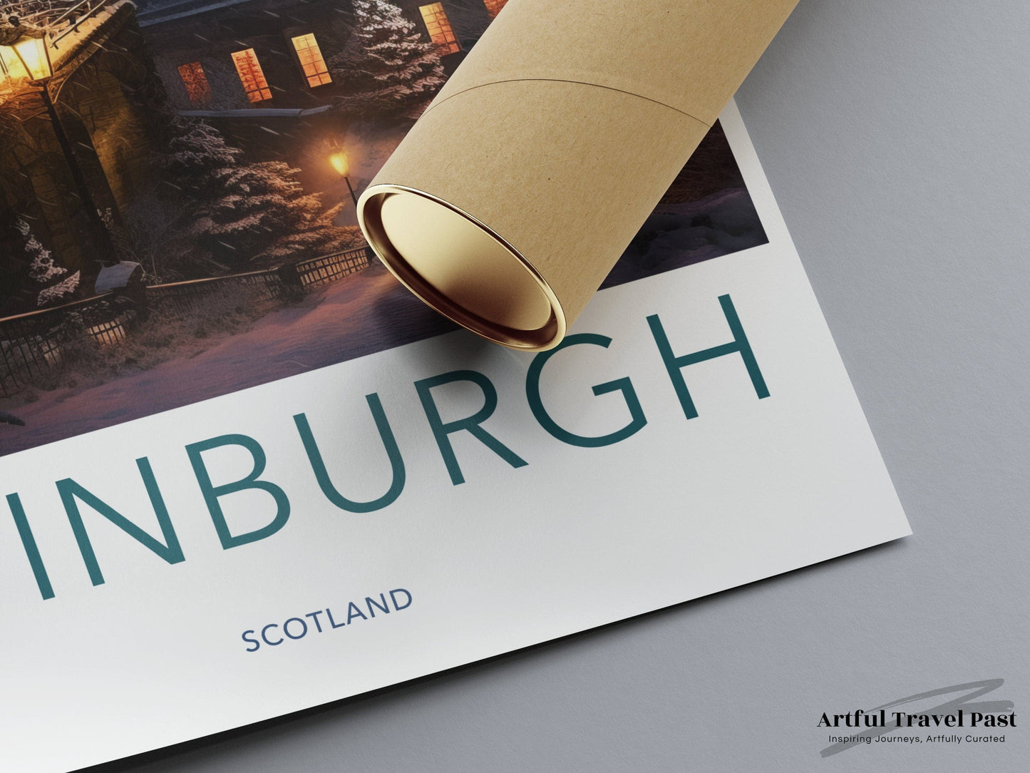 Edinburgh Poster - Scotland Wall Art