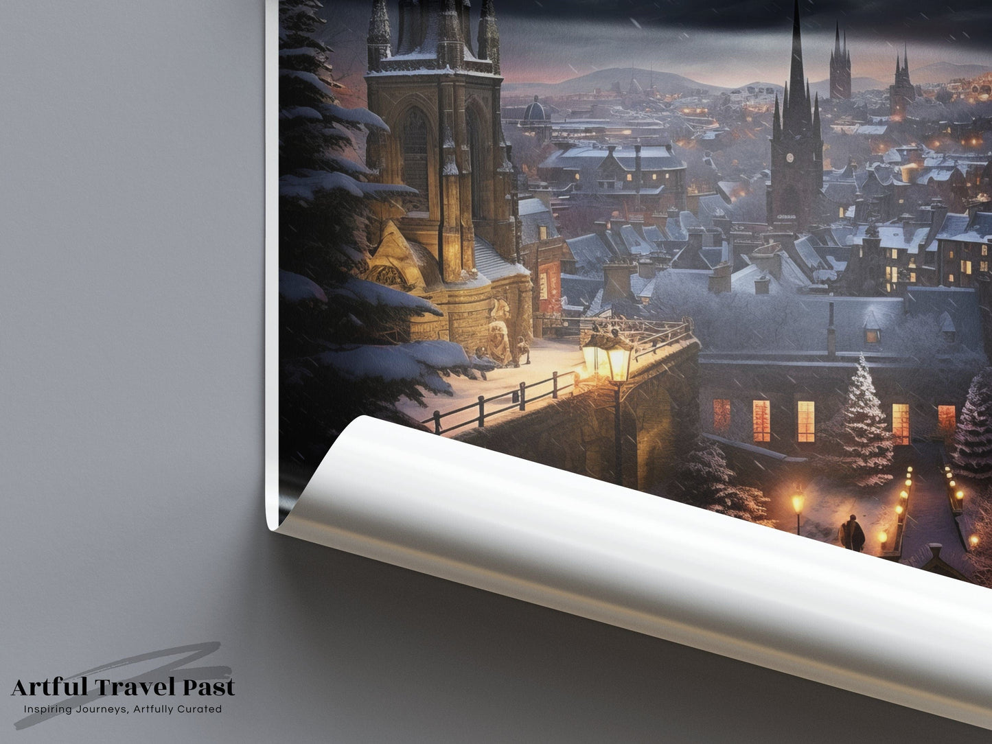 Edinburgh Poster - Scotland Wall Art