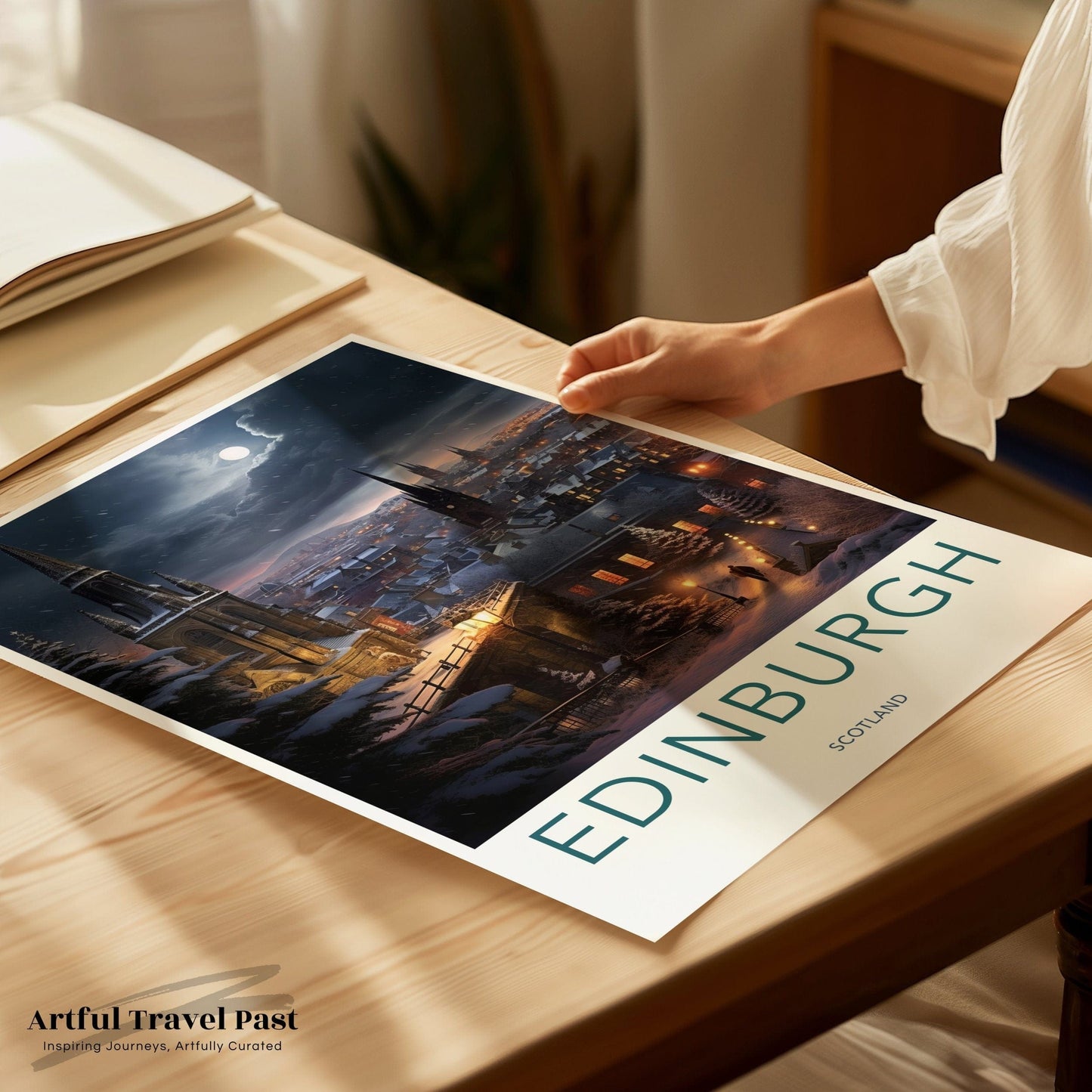 Edinburgh Poster - Scotland Wall Art