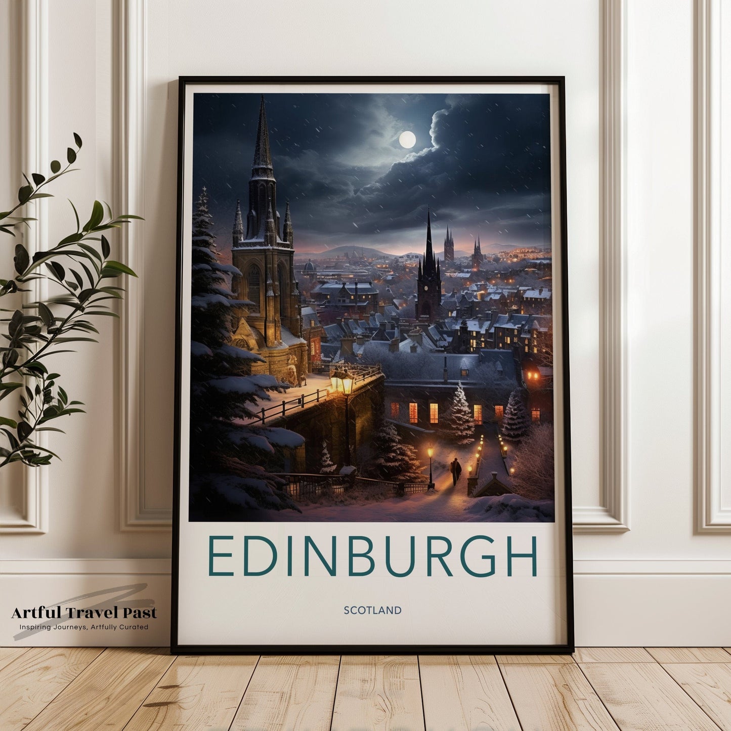 Edinburgh Poster - Scotland Wall Art