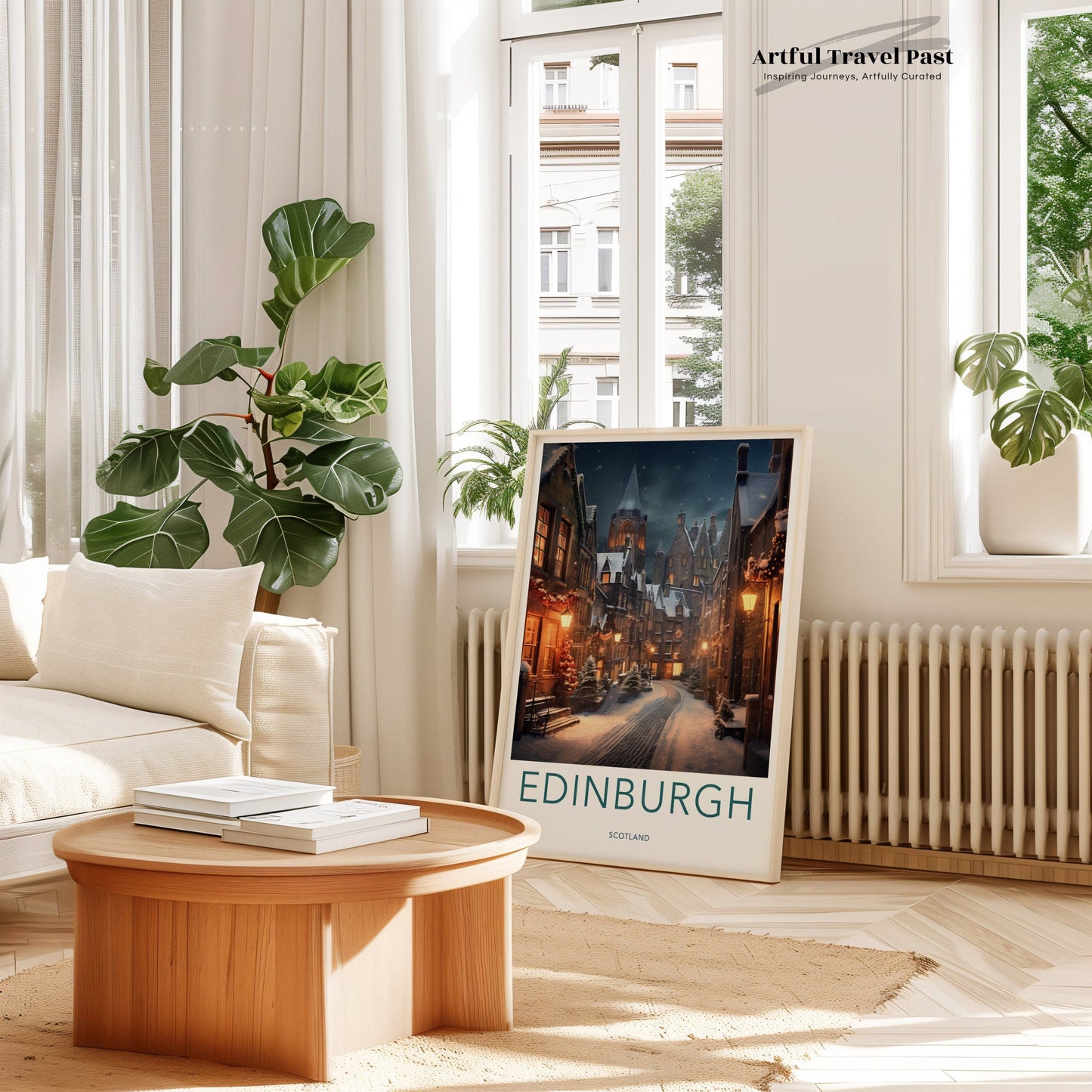 Edinburgh Poster - Scotland Wall Art