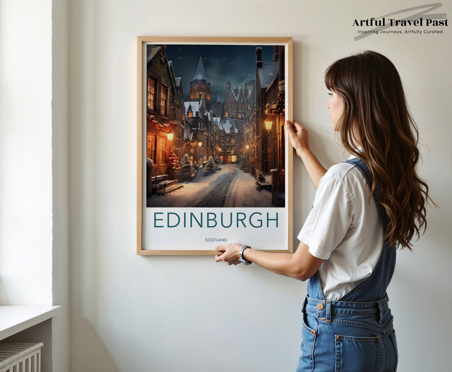 Edinburgh Poster - Scotland Wall Art