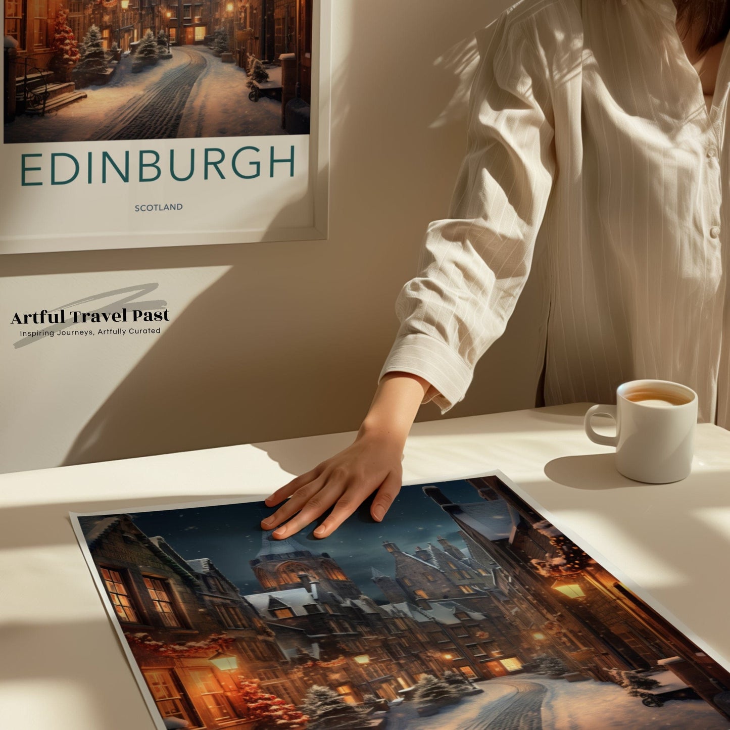 Edinburgh Poster - Scotland Wall Art