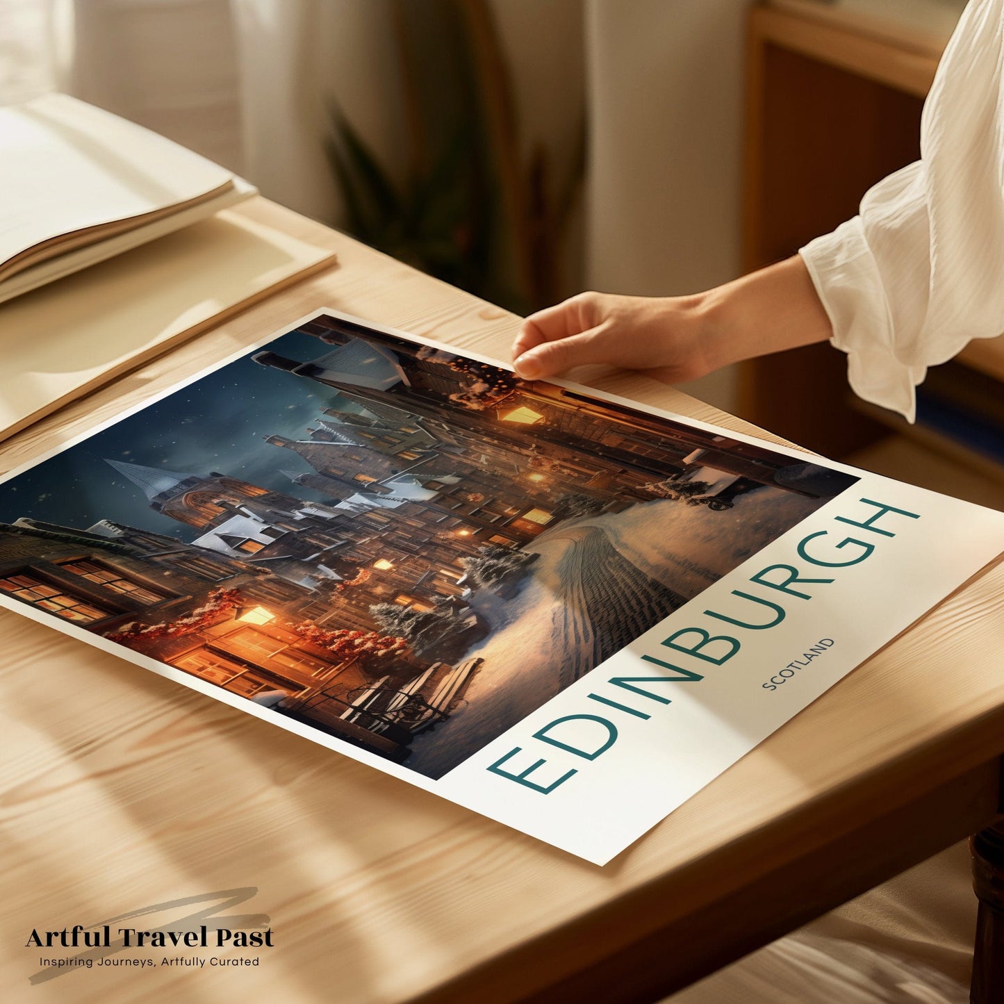 Edinburgh Poster - Scotland Wall Art
