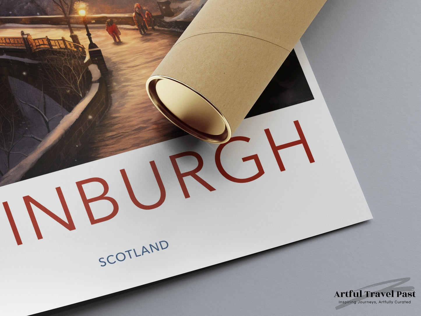 Edinburgh Poster - Scotland Wall Art