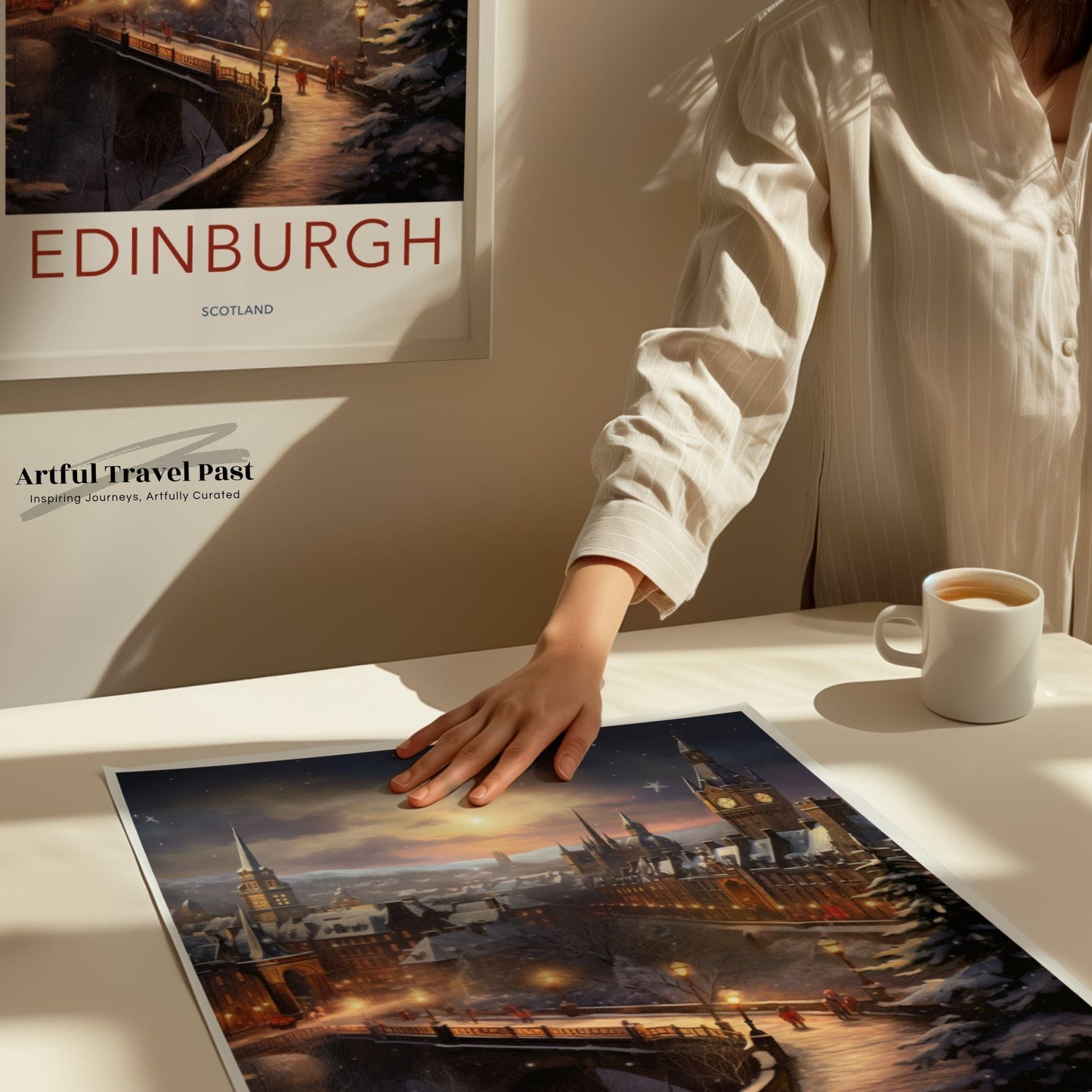 Edinburgh Poster - Scotland Wall Art