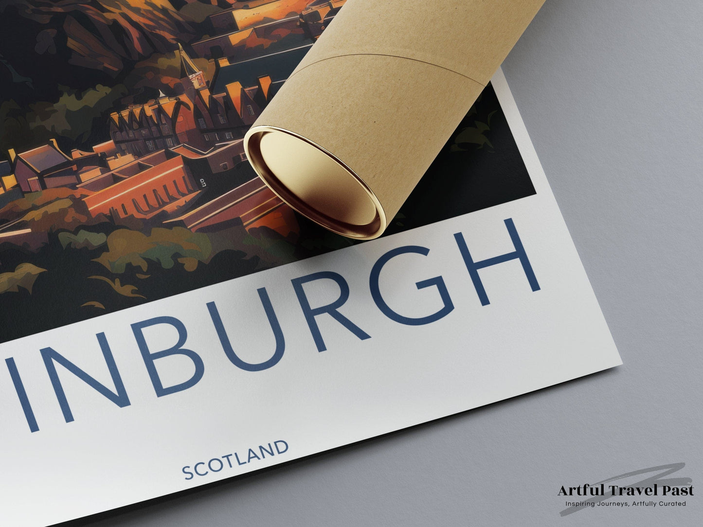 Edinburgh Poster - Scotland Wall Art
