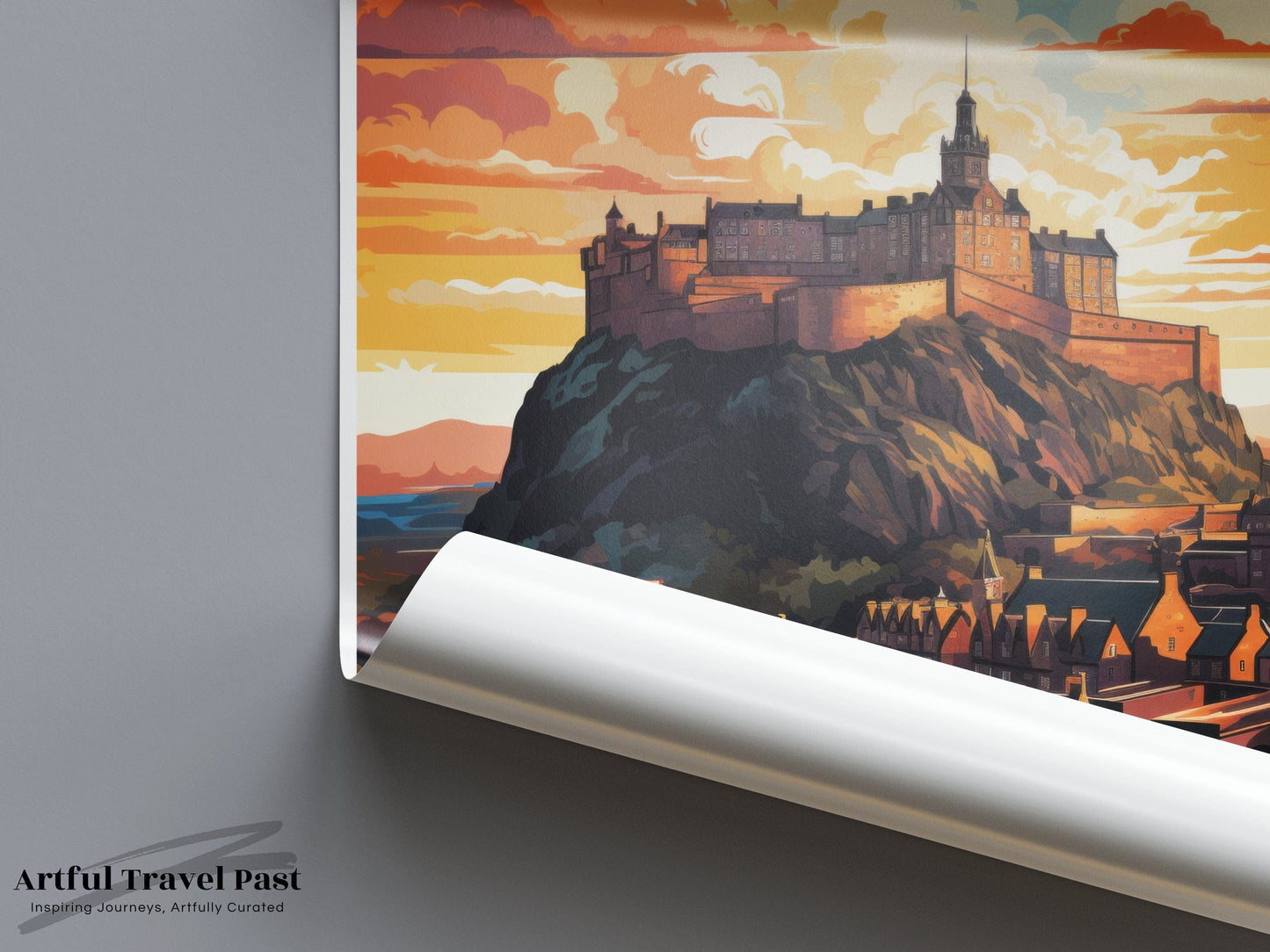 Edinburgh Poster - Scotland Wall Art