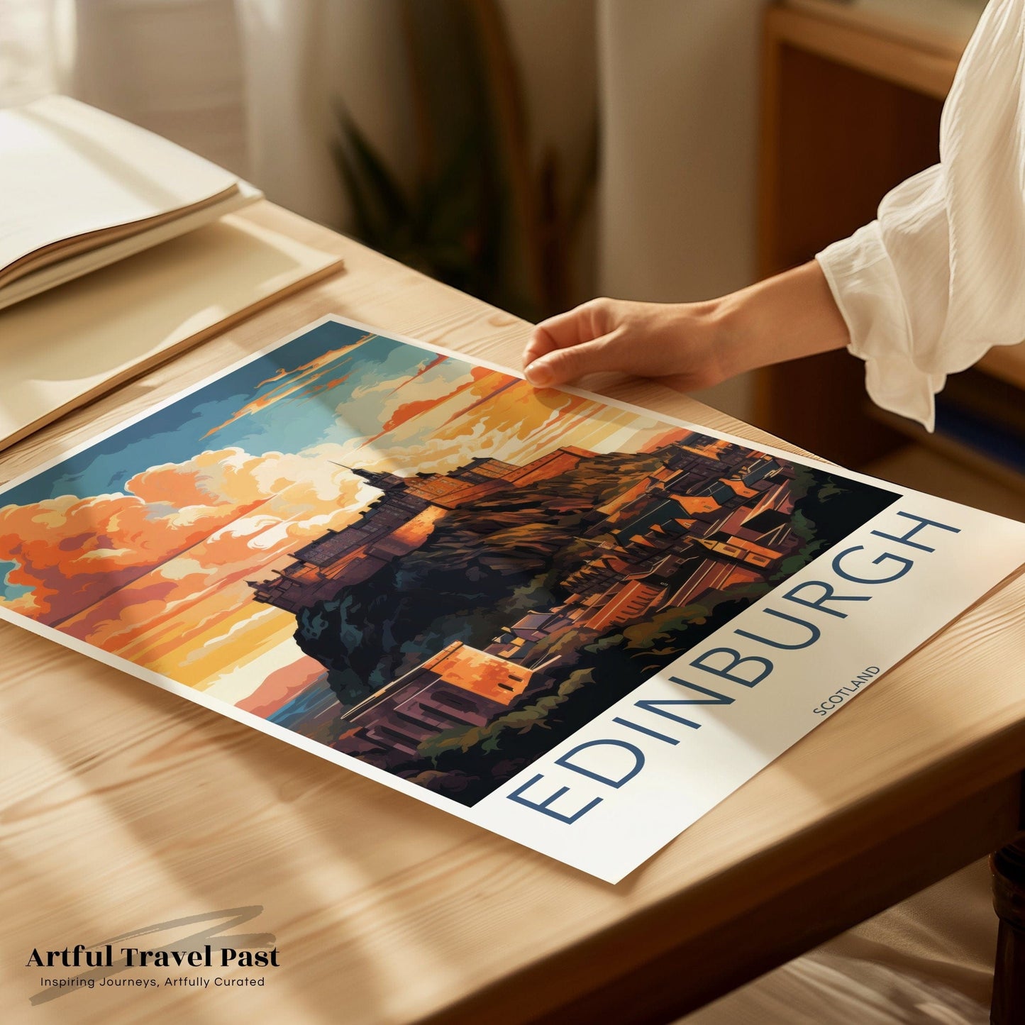 Edinburgh Poster - Scotland Wall Art