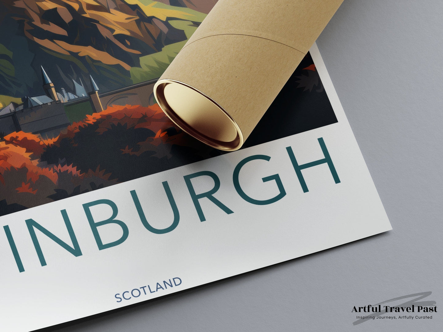 Edinburgh Poster - Scotland Wall Art
