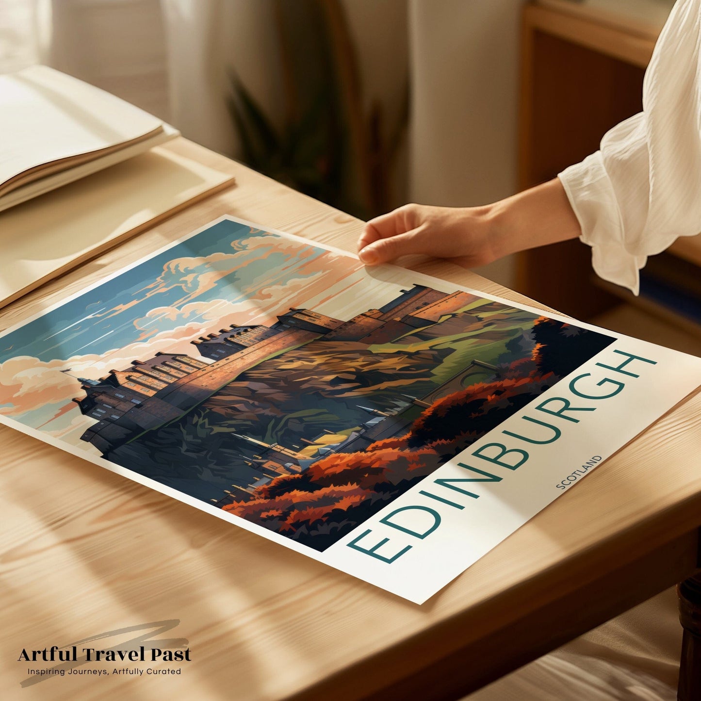 Edinburgh Poster - Scotland Wall Art