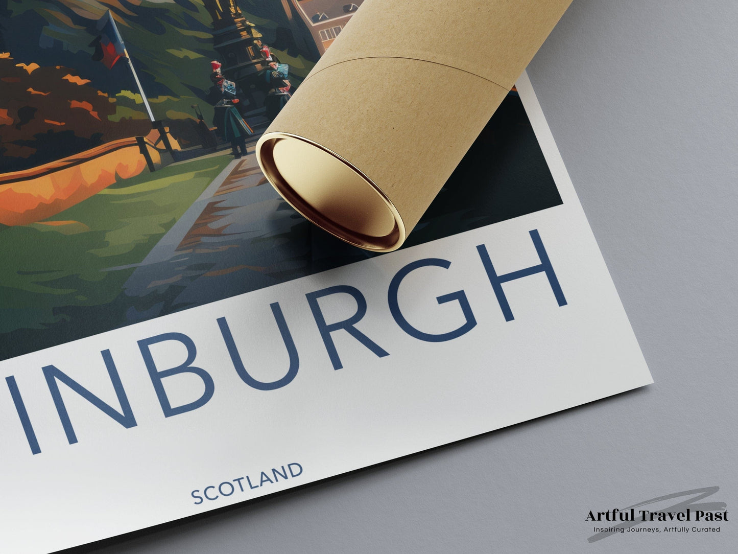 Edinburgh Poster - Scotland Wall Art