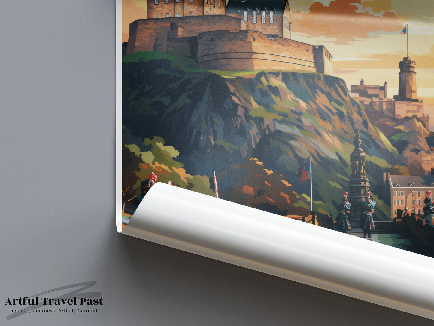Edinburgh Poster - Scotland Wall Art
