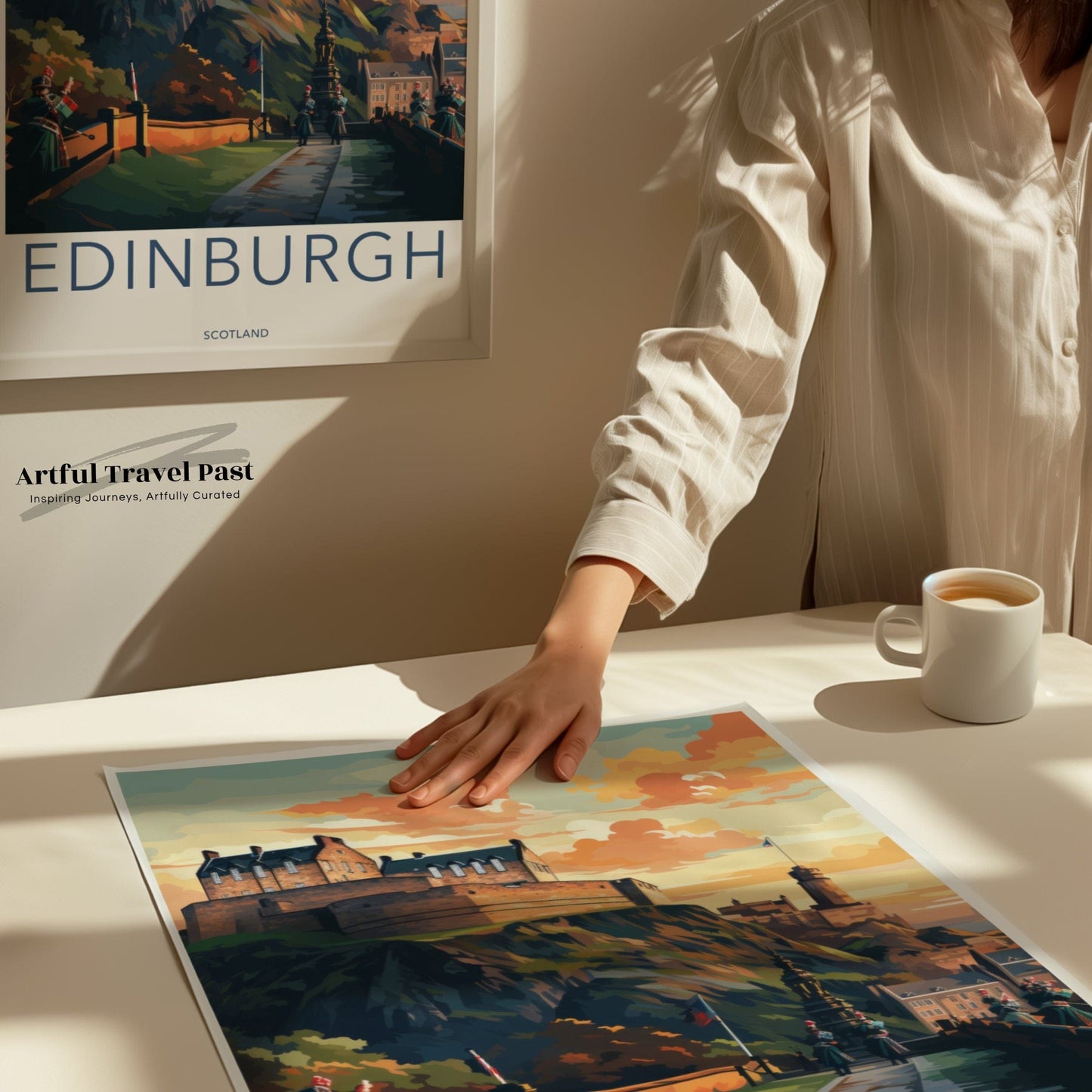 Edinburgh Poster - Scotland Wall Art