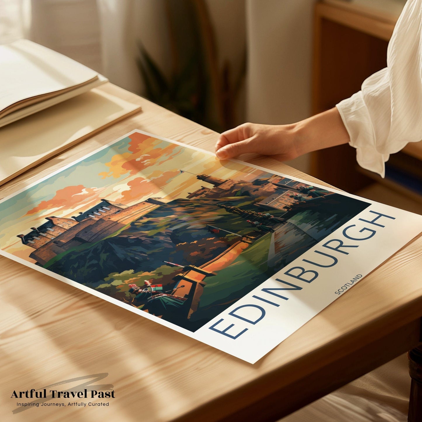 Edinburgh Poster - Scotland Wall Art