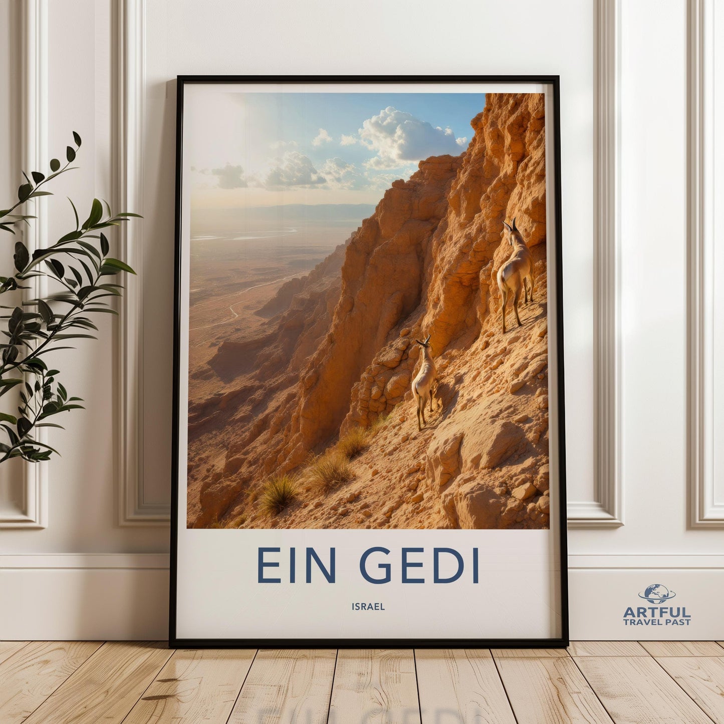 Ein Gedi Desert Poster - Israel Wall Art