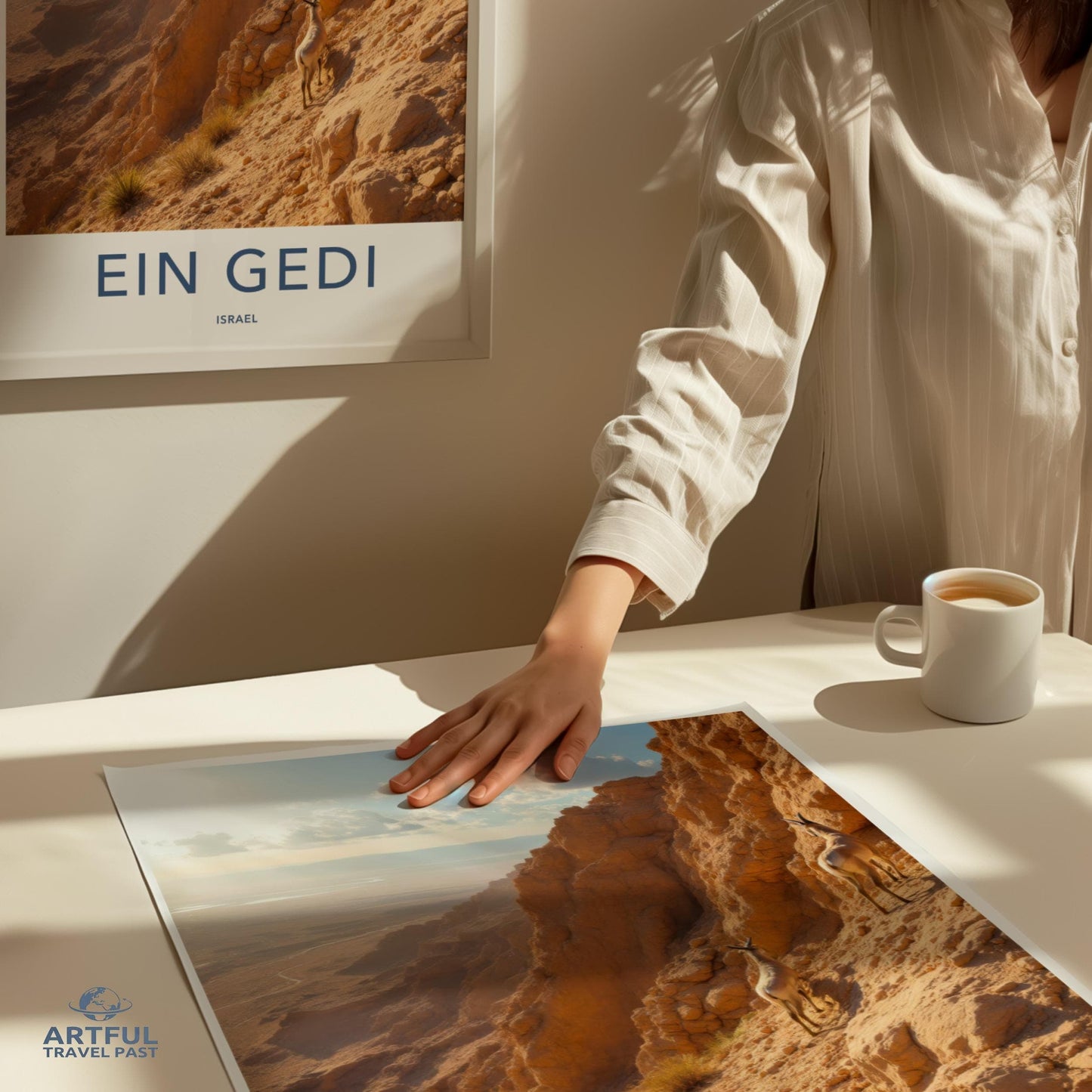 Ein Gedi Desert Poster - Israel Wall Art