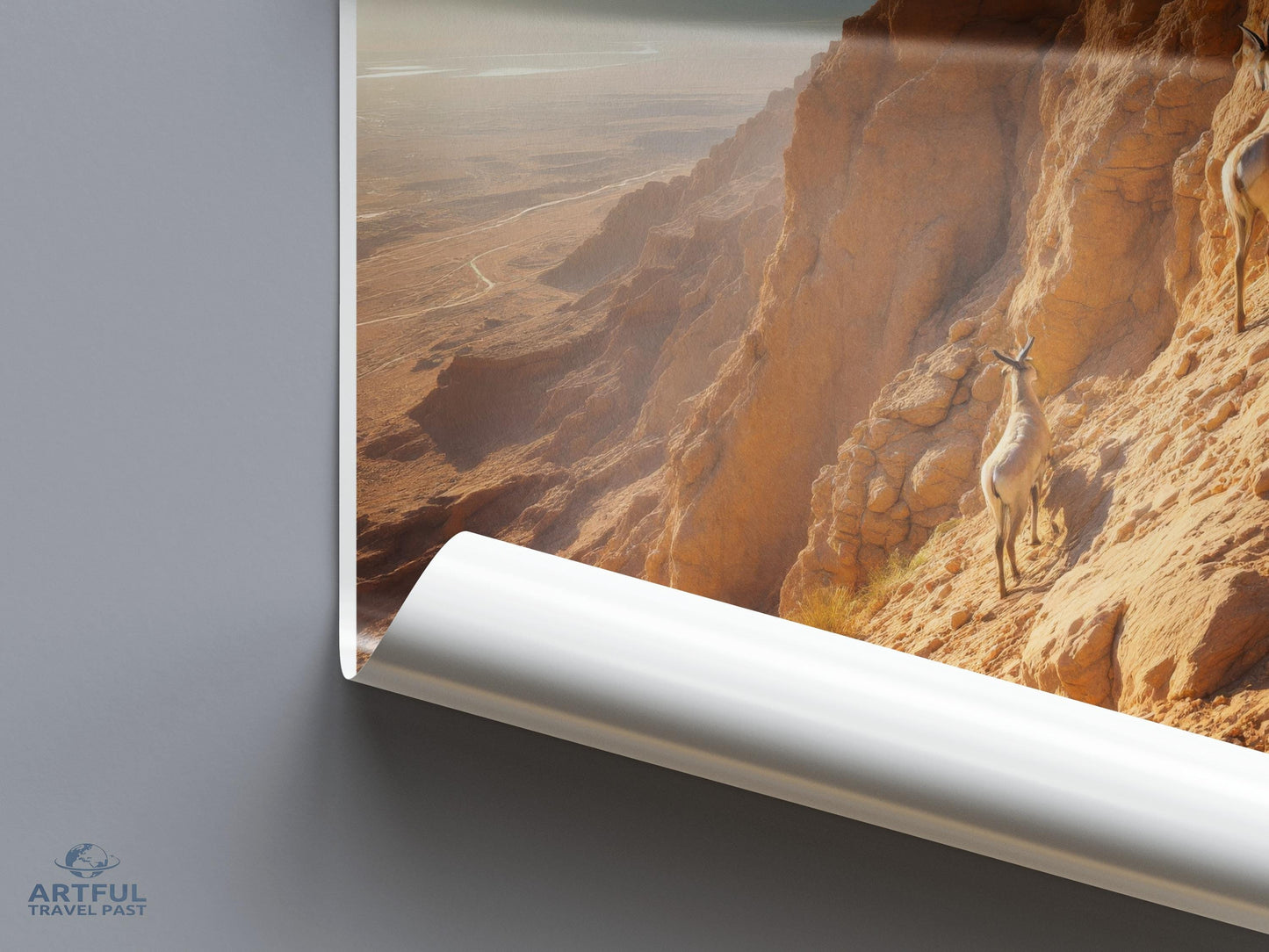 Ein Gedi Desert Poster - Israel Wall Art