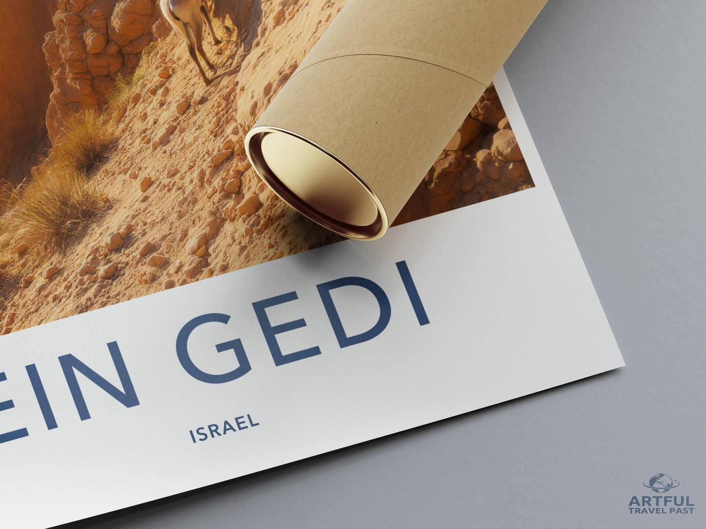 Ein Gedi Desert Poster - Israel Wall Art
