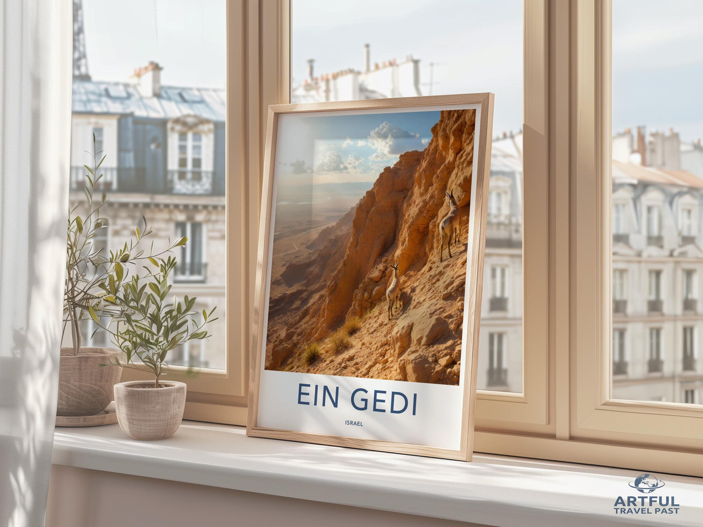 Ein Gedi Desert Poster - Israel Wall Art