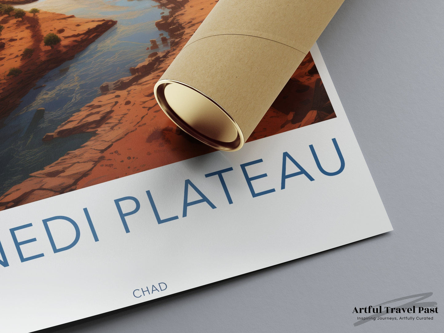 Ennedi Plateau Poster | Chad Wall Art | Africa Decor