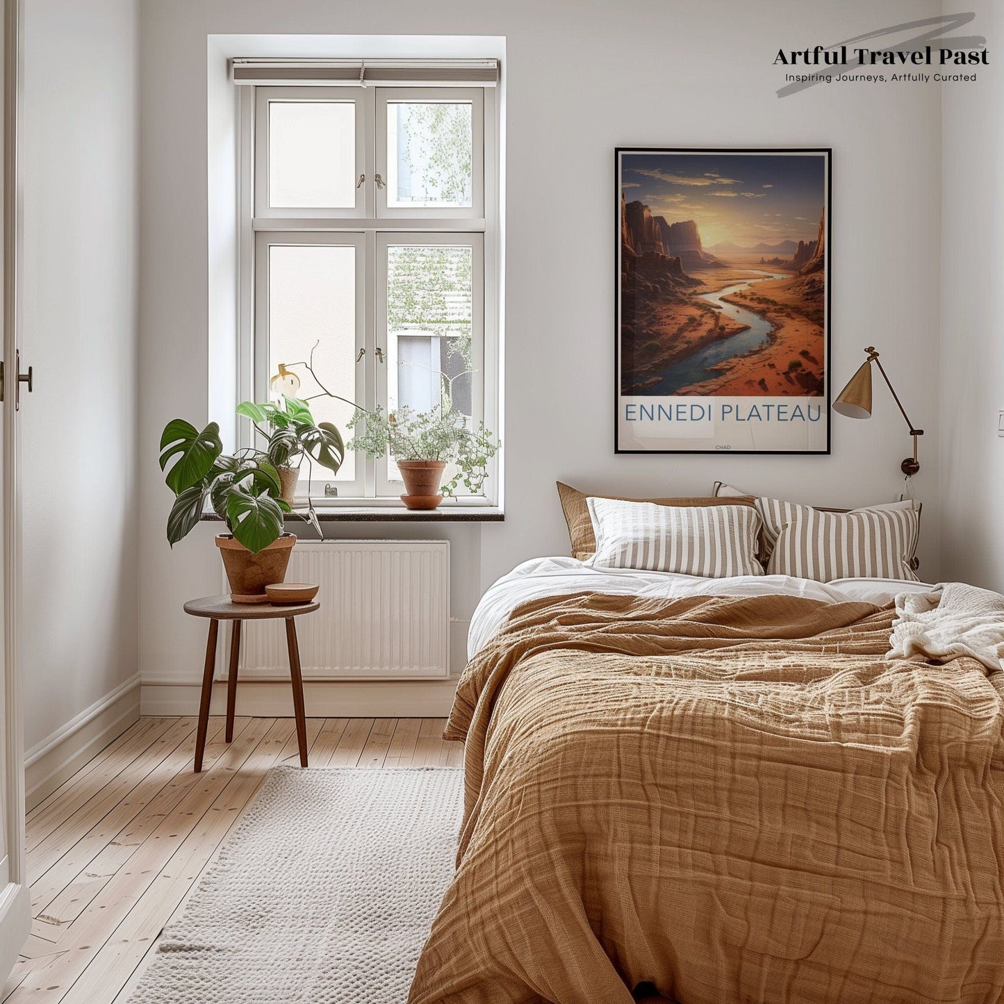Ennedi Plateau Poster | Chad Wall Art | Africa Decor