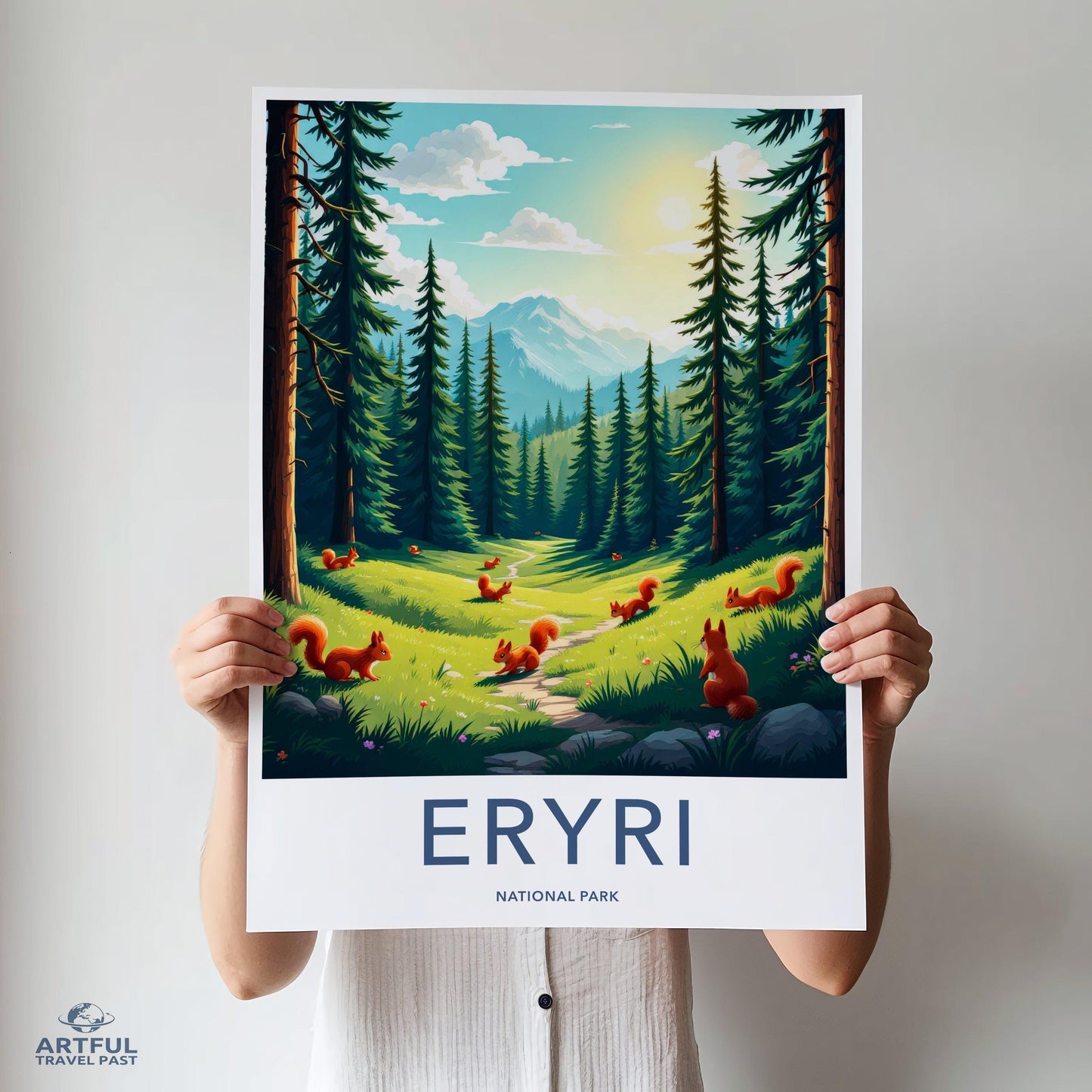 Eryri National Park Poster