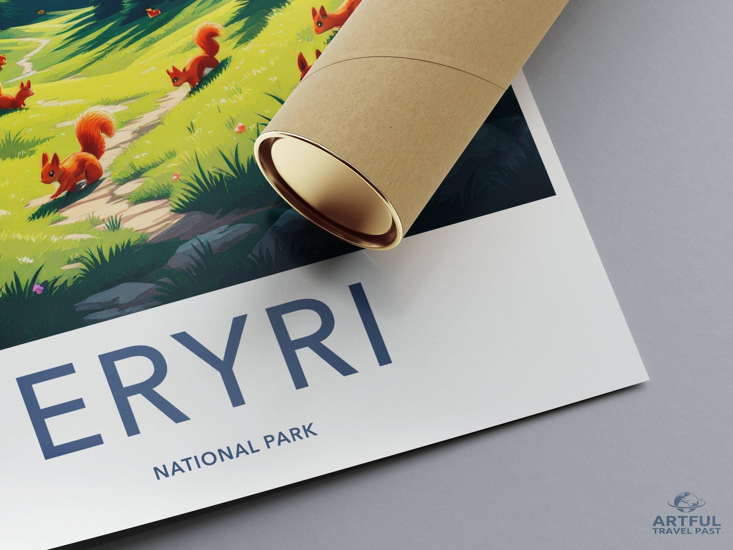 Eryri National Park Poster