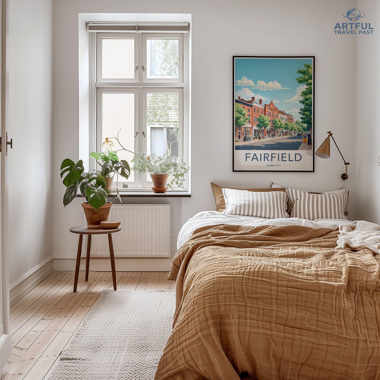 Fairfield Poster | Connecticut Wall Art | America Decor
