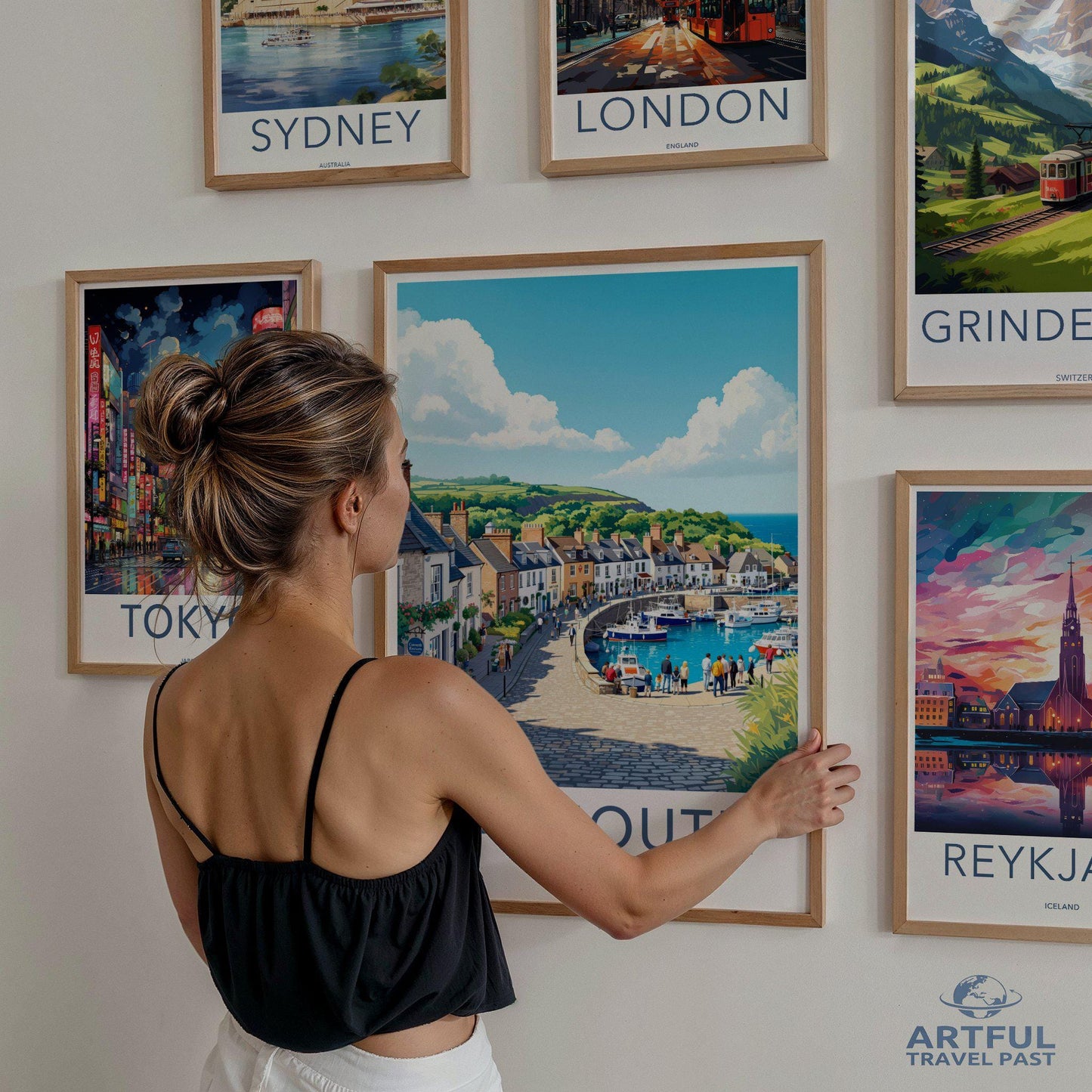 Falmouth Poster - England Wall Art