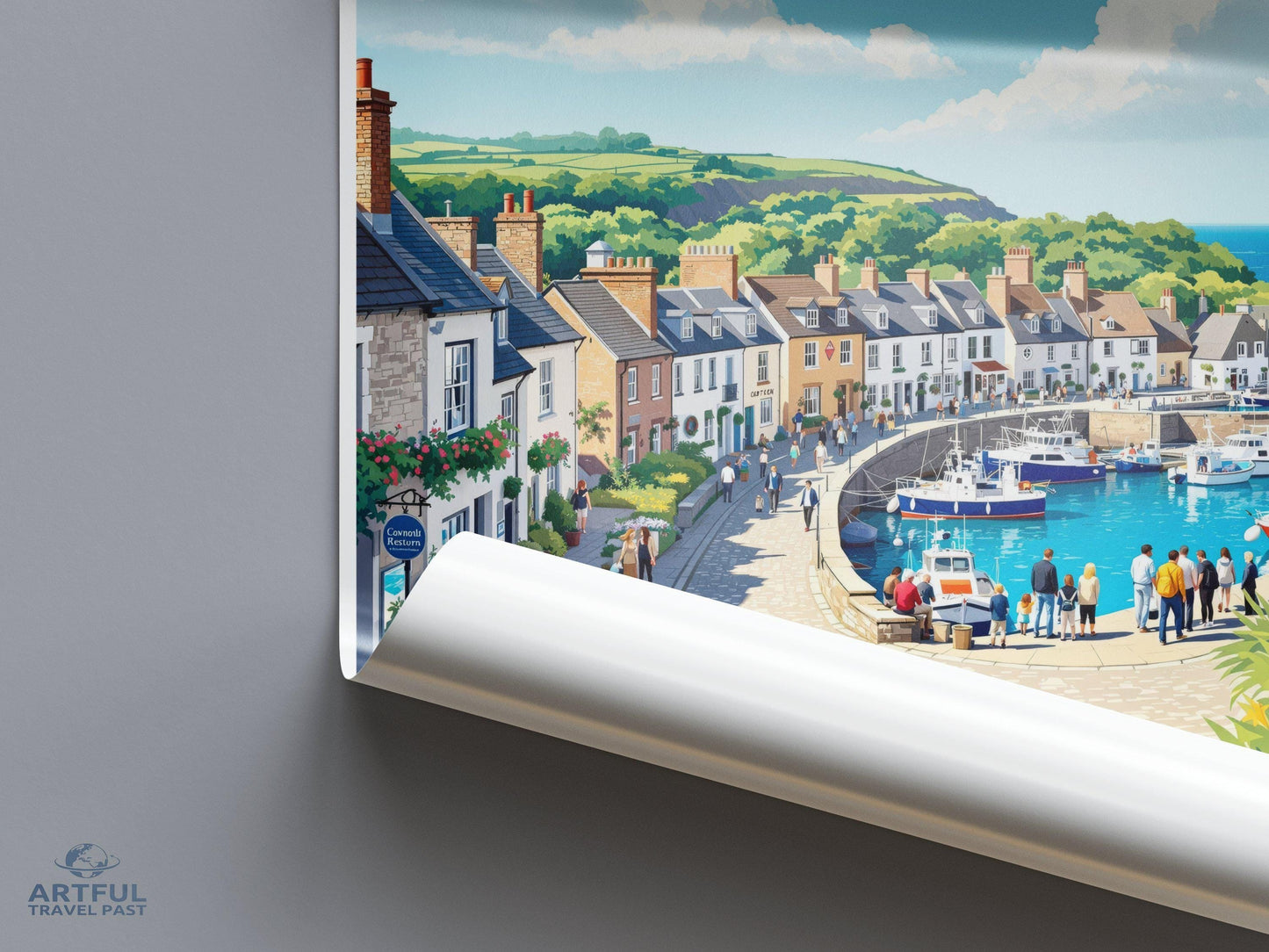 Falmouth Poster - England Wall Art