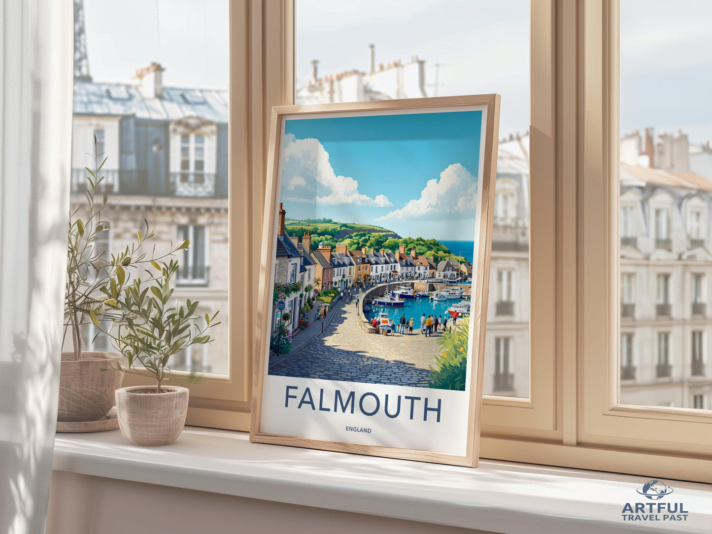 Falmouth Poster - England Wall Art