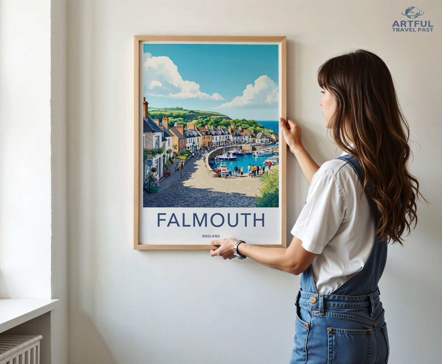 Falmouth Poster - England Wall Art