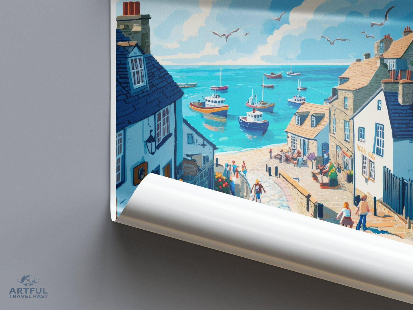 Falmouth Poster - England Wall Art
