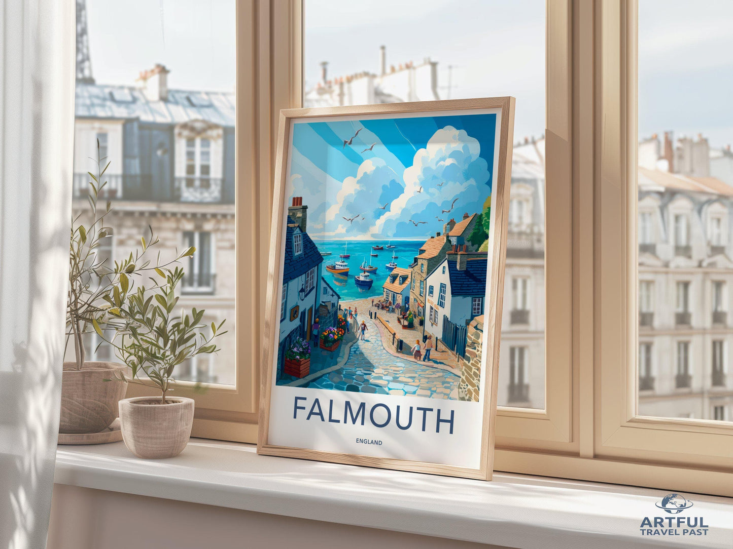 Falmouth Poster - England Wall Art