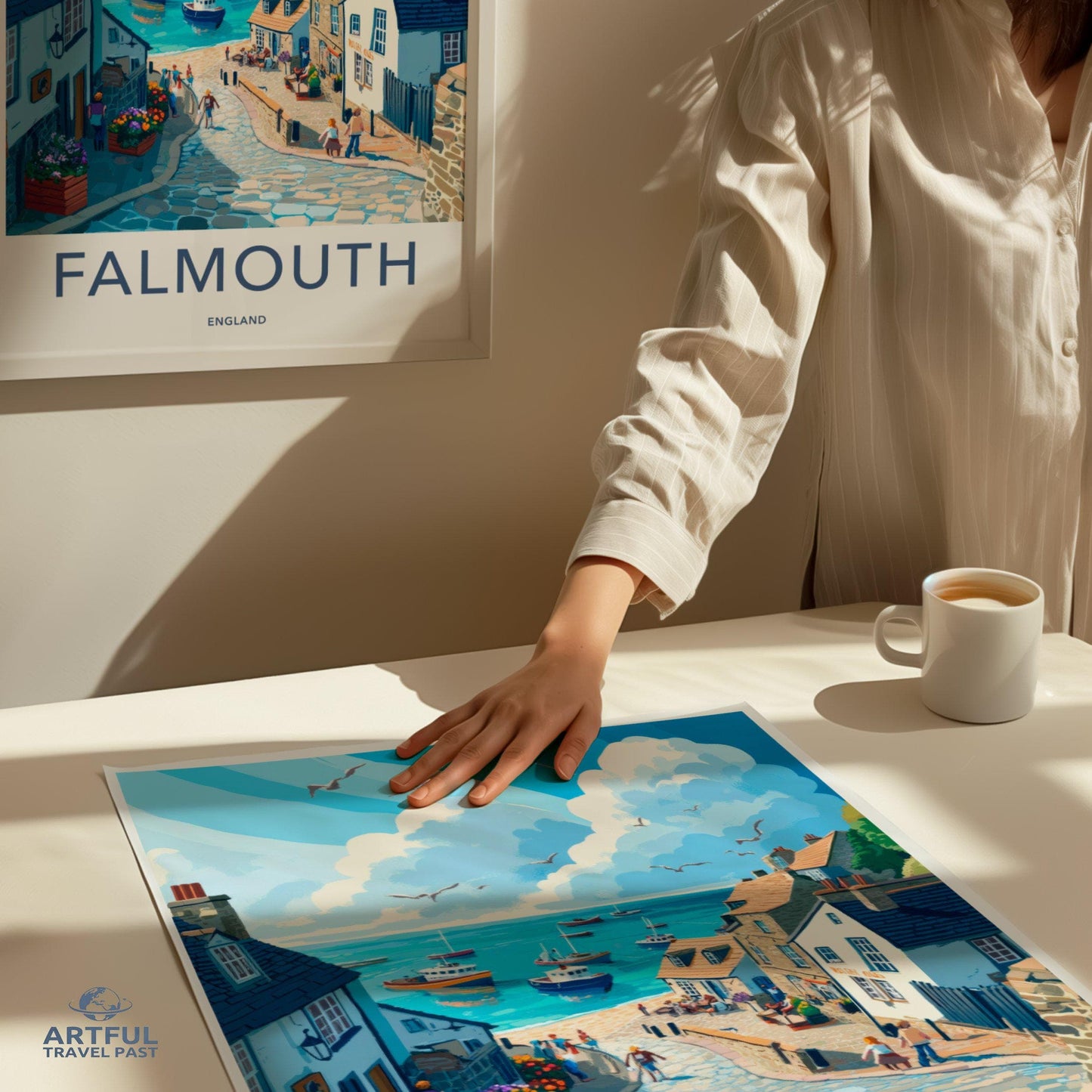 Falmouth Poster - England Wall Art