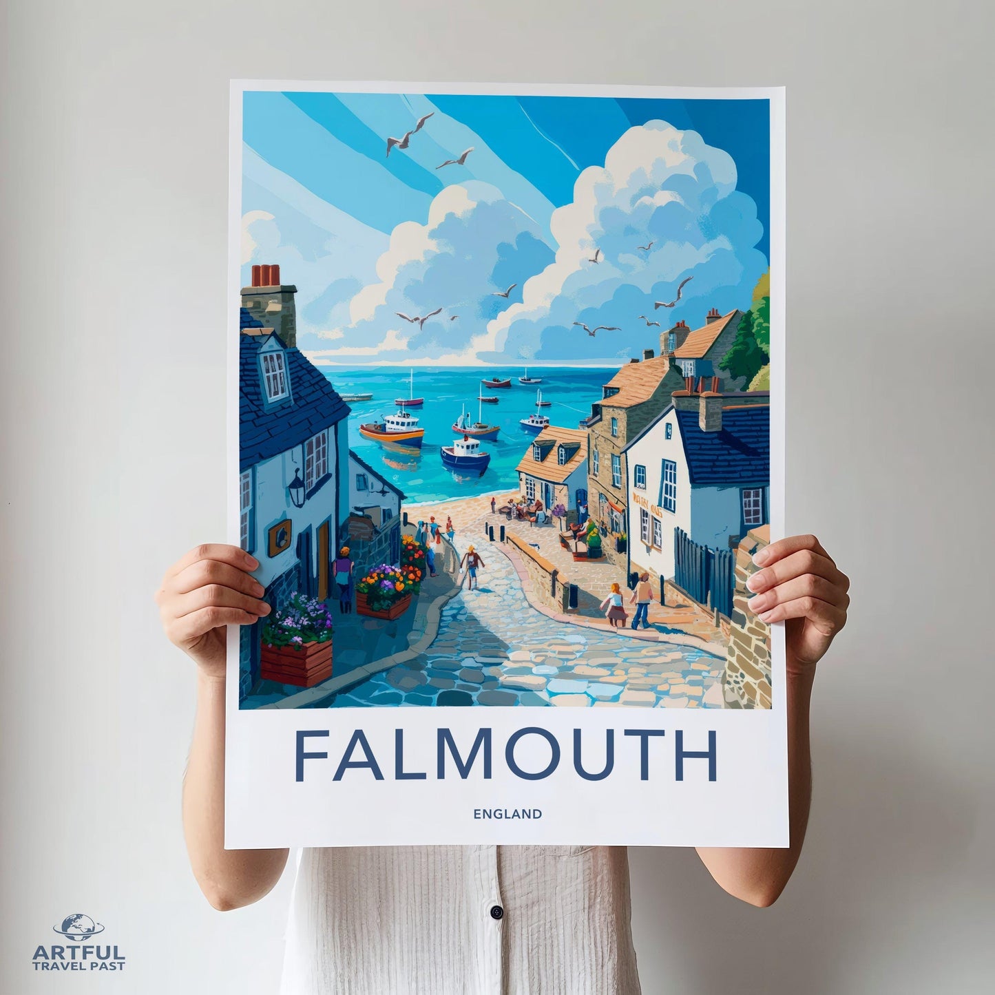 Falmouth Poster - England Wall Art