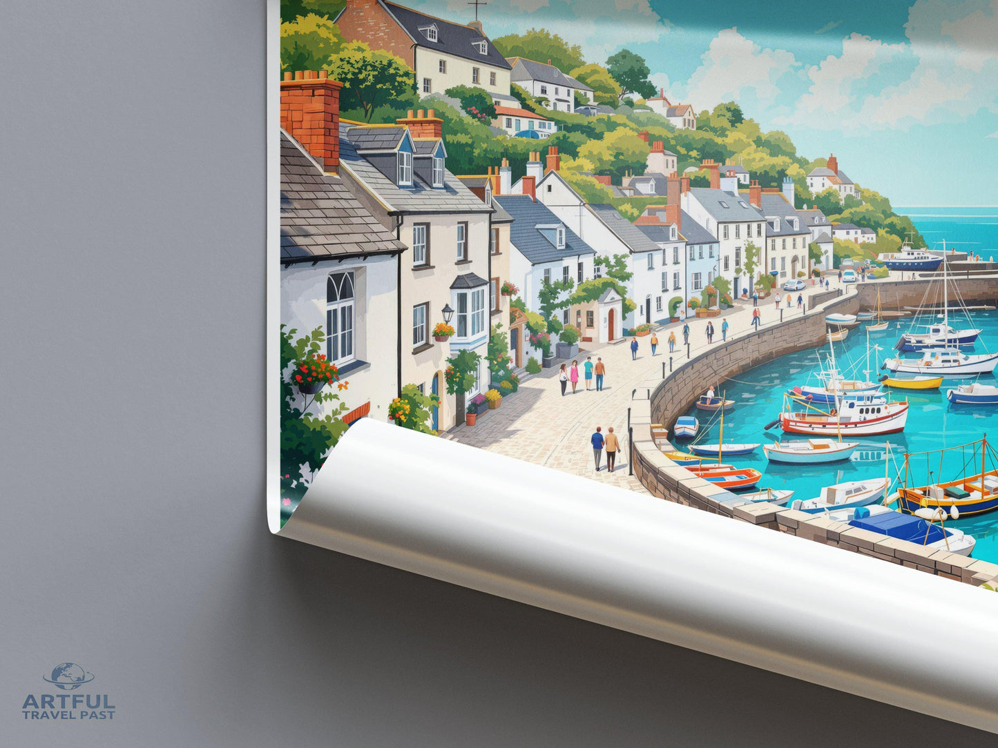 Falmouth Poster - England Wall Art