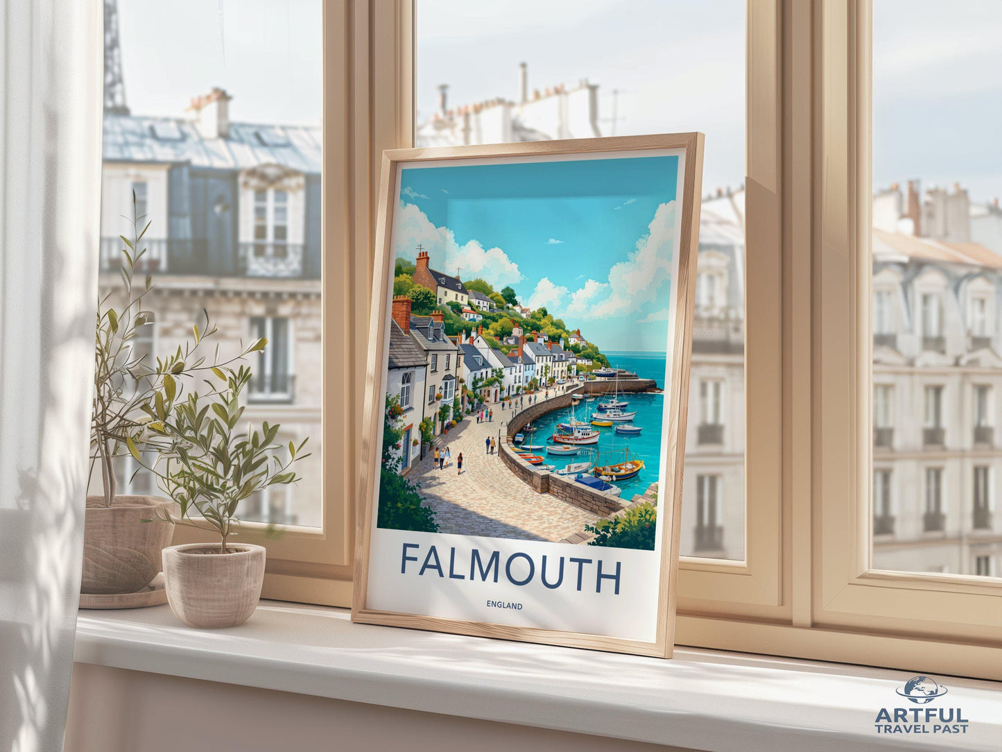 Falmouth Poster - England Wall Art
