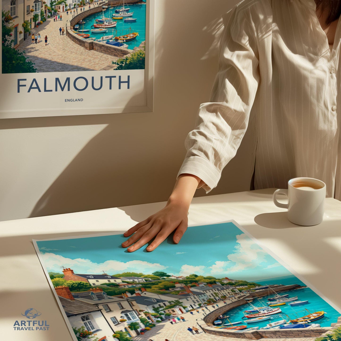 Falmouth Poster - England Wall Art