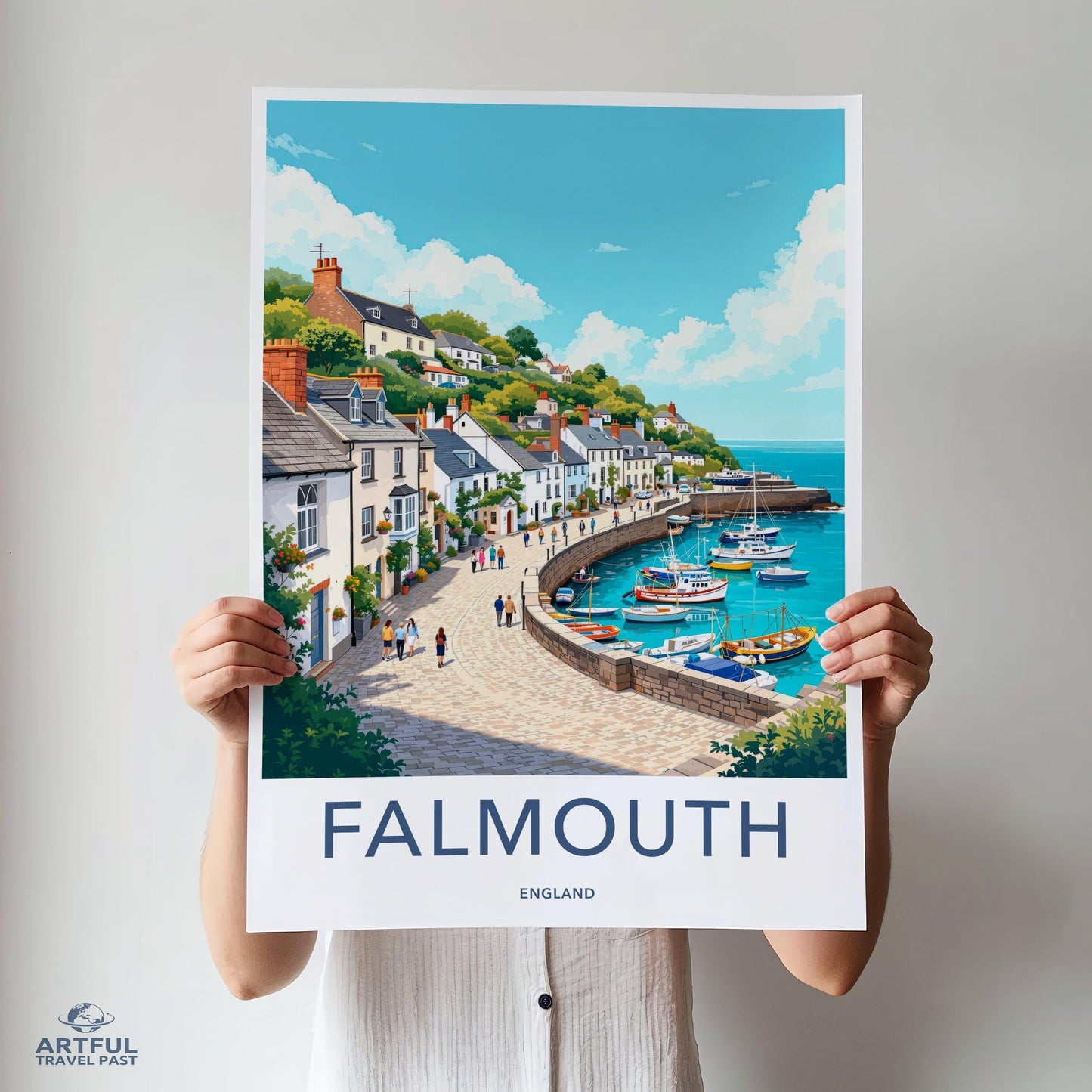 Falmouth Poster - England Wall Art