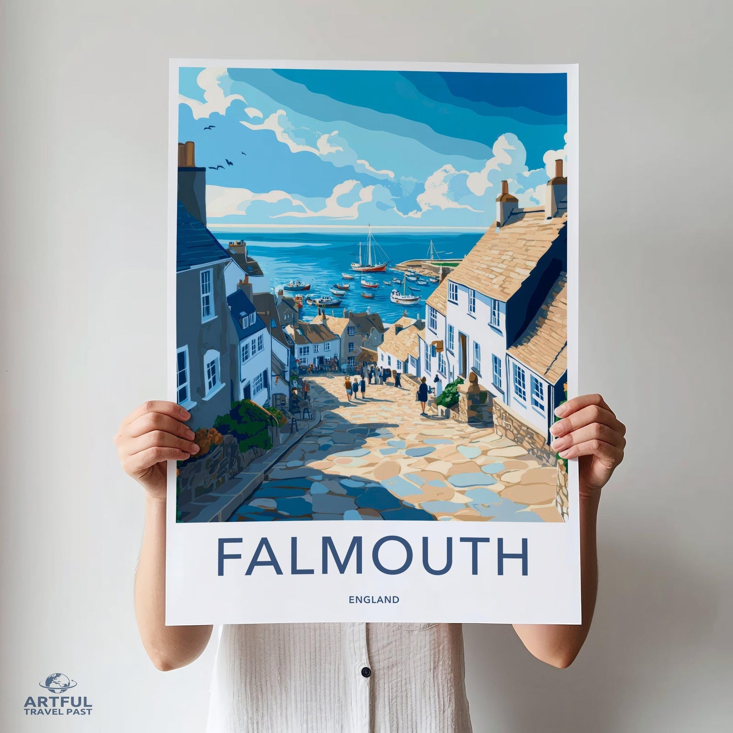 Falmouth Poster - England Wall Art